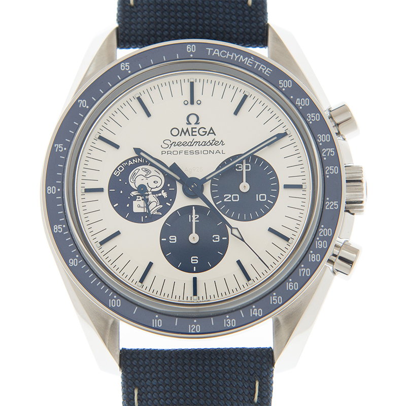 NEW OMEGA SPEEDMASTER 310.32.42.50.02.001 SILVER SNOOPY AWARD APOLLO 13 MISSION 50TH ANNIVERSARY