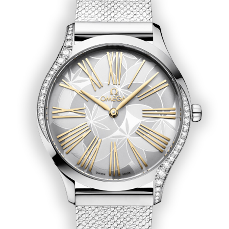 NEW OMEGA CUSHION TALETOP CLOCK 428.15.36.60.02.001