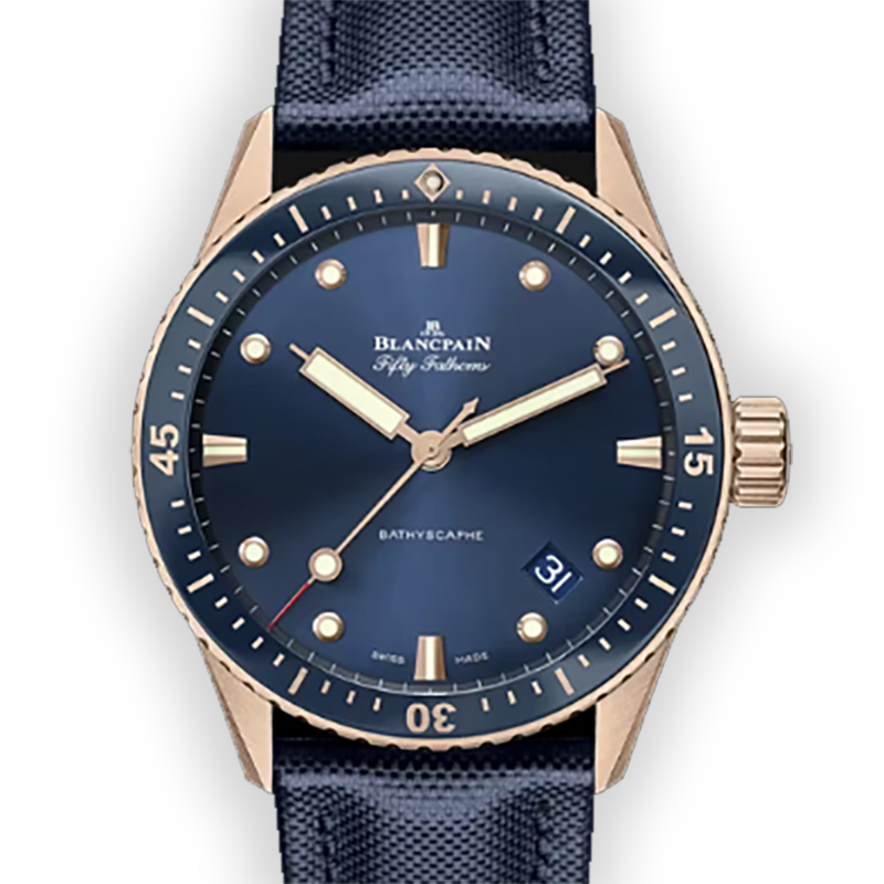NEW BLANCPAIN FIFTY FATHOMS 5000-36S40-O52B