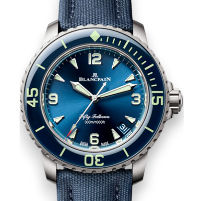 NEW BLANCPAIN FIFTY FATHOMS 5010-12B40-O52B