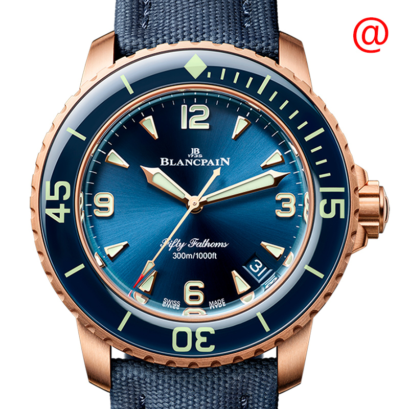 NEW BLANCPAIN FIFTY FATHOMS 5010-36B40-O52B