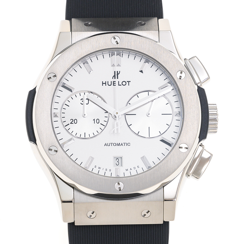 NEW HUBLOT CLASSIC FUSION CHRONOGRAPH TITANIUM 521.NX.2611.RX