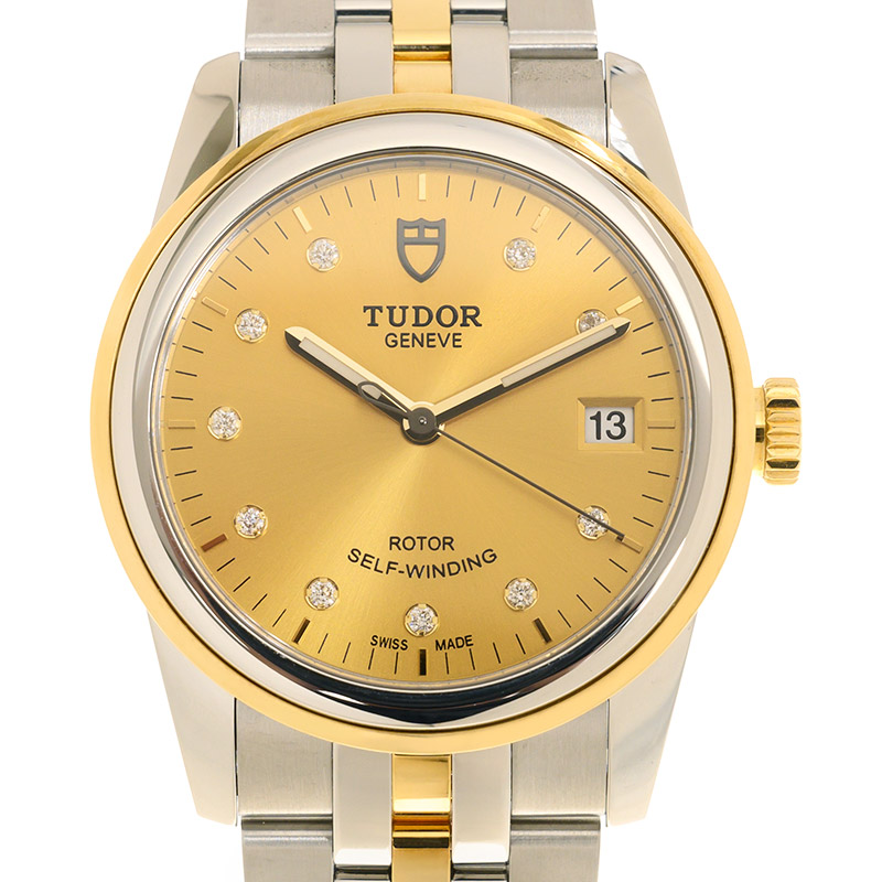 NEW TUDOR GLAMOUR DATE 55003-68053-10DI-CH