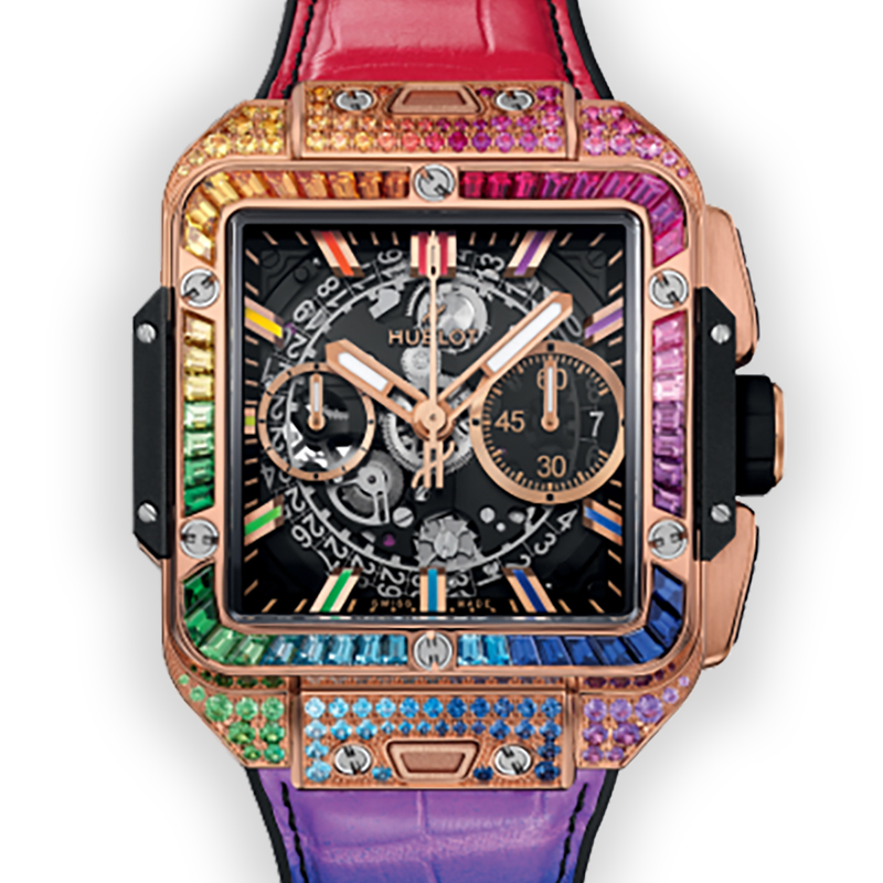 NEW HUBLOT SQUARE BANG 821.OX.0118.LR.0999