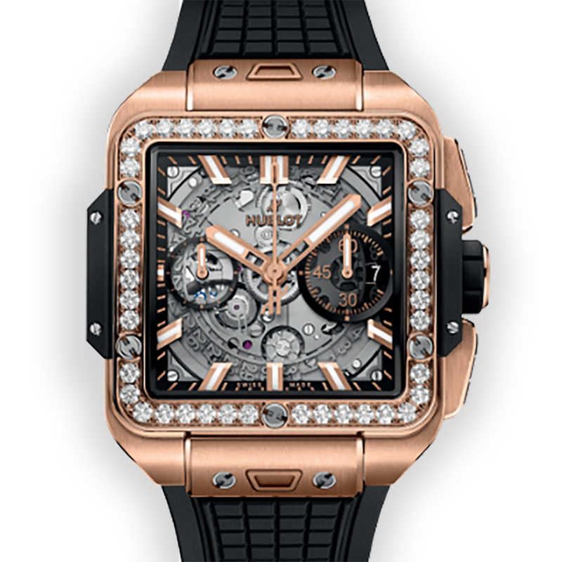NEW HUBLOT SQUARE BANG 821.OX.0180.RX.1204
