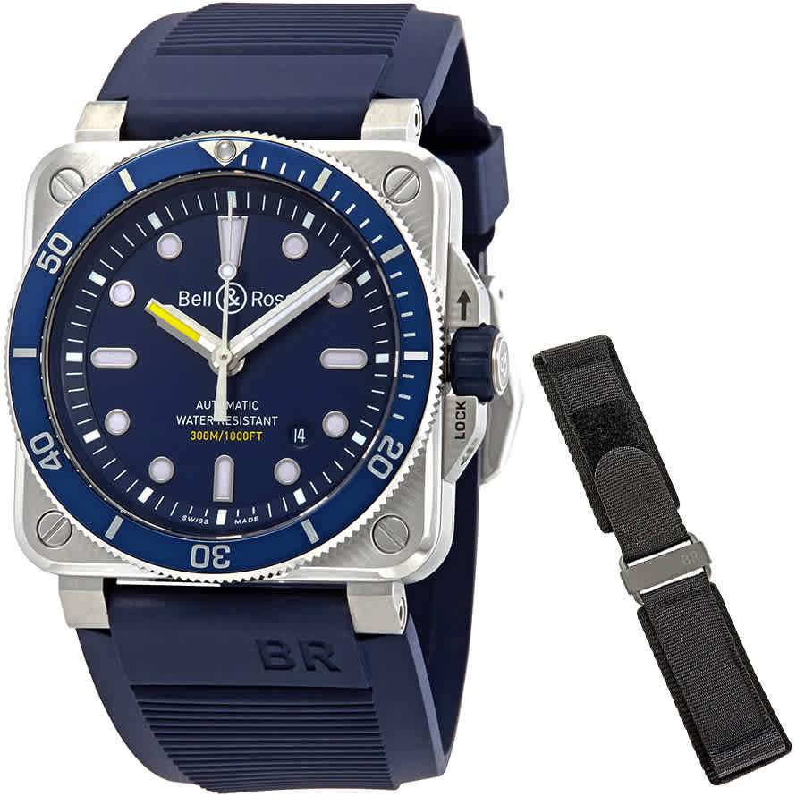 NEW BELL&ROSS BR 03 BR0392-D-BU-ST/SRB
