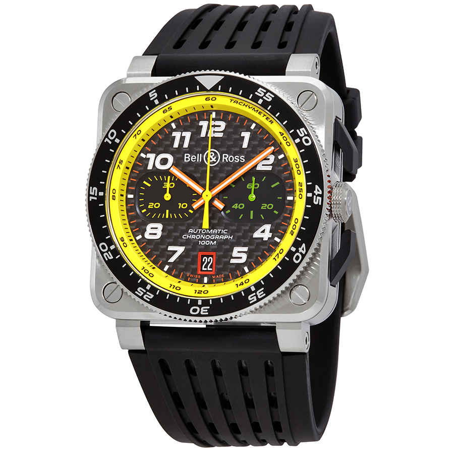NEW BELL&ROSS CHRONOGRAPH BR0394-RS19/SRB