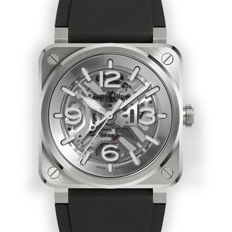 NEW BELL&ROSS BR 03 BR03A-BL-SKST/SRB