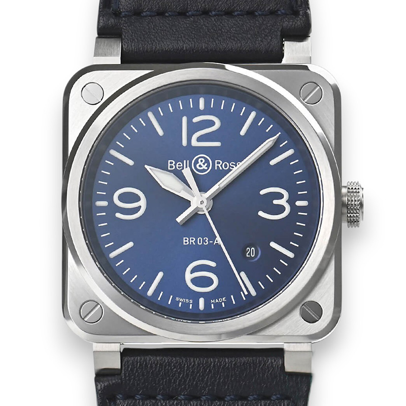 NEW BELL&ROSS BR 03 BR03A-BLU-ST/SCA