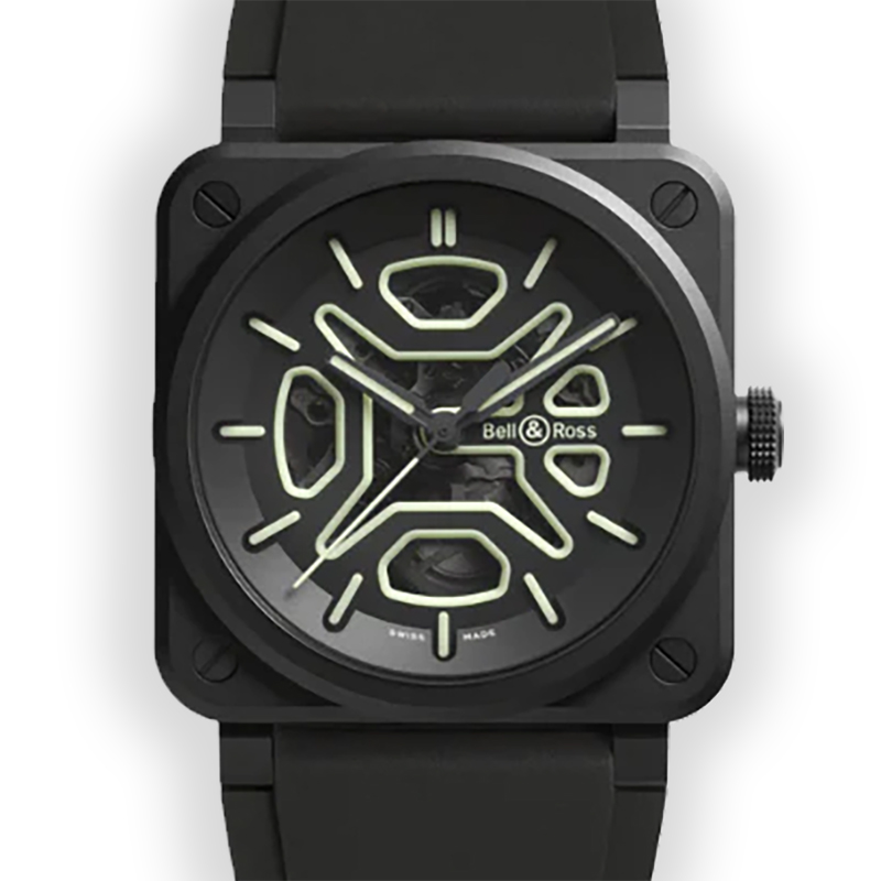 NEW BELL&ROSS BR 03 BR03A-LM-SKCE/SRB