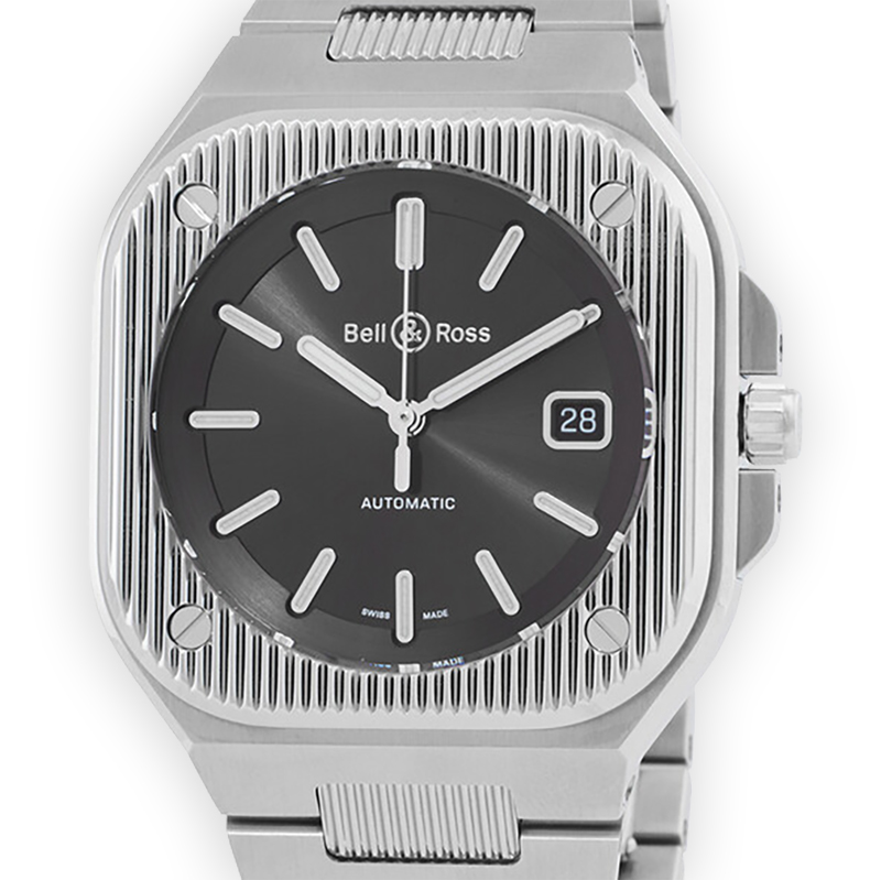 NEW BELL&ROSS BR 05 BR05A-BL-GLST/SST