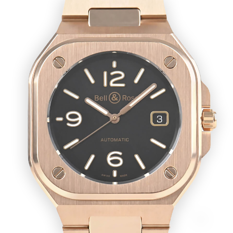NEW BELL&ROSS BR 05 BR05A-BL-PG/SPG