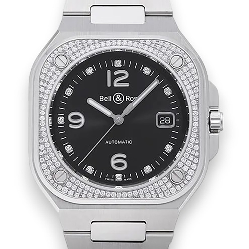 NEW BELL&ROSS BR 05 BR05A-BL-STFLD/SST