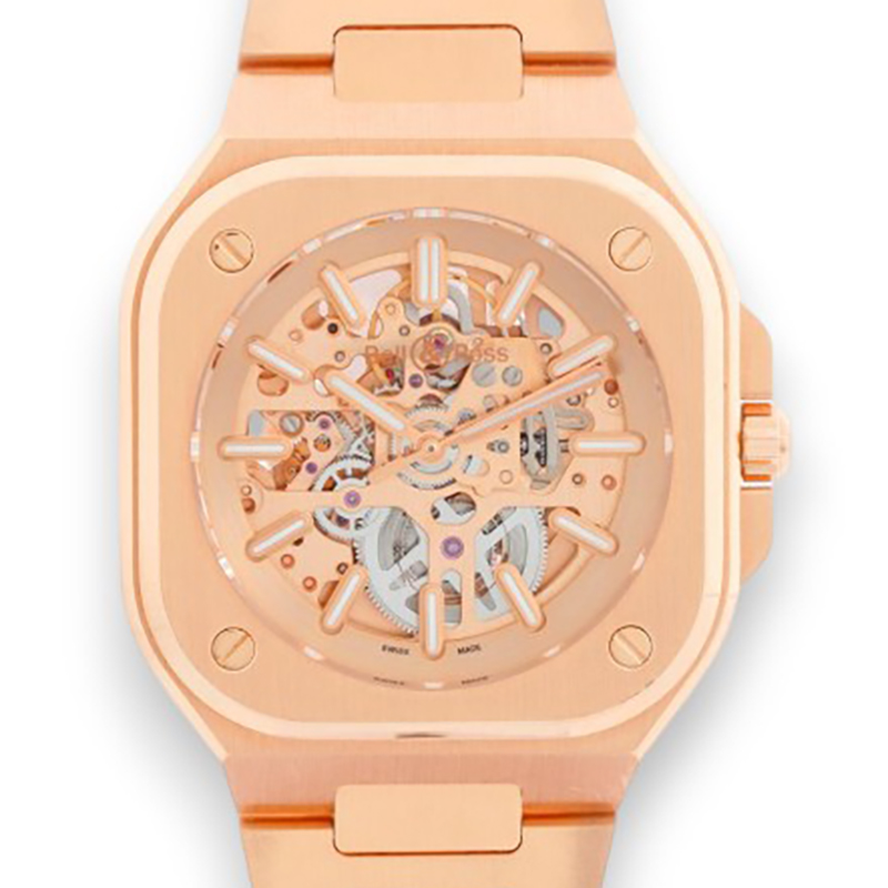 NEW BELL&ROSS BR 05 BR05A-PG-SK-PG/SPG