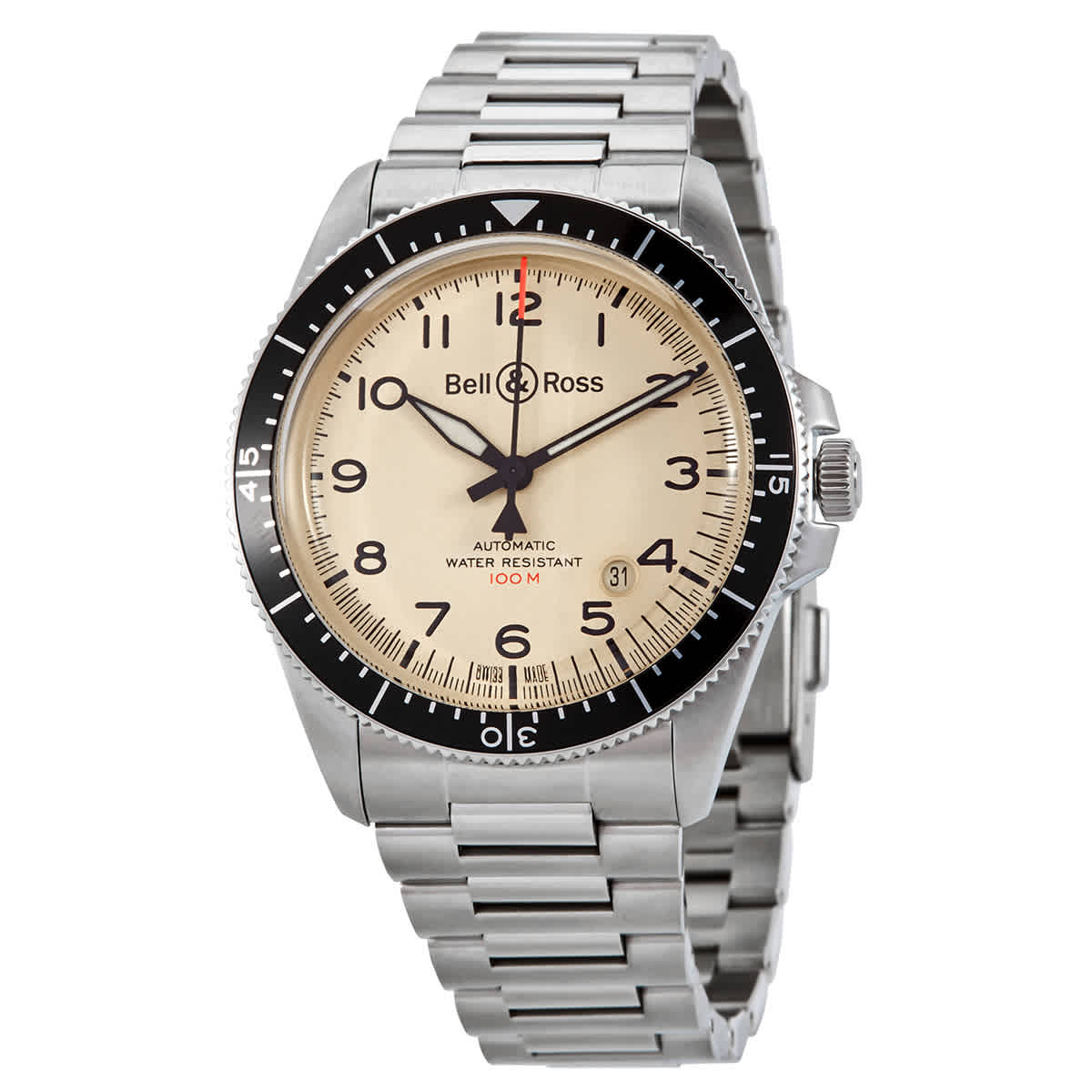 NEW BELL&ROSS BR V2 BRV292-BEI-ST-STT