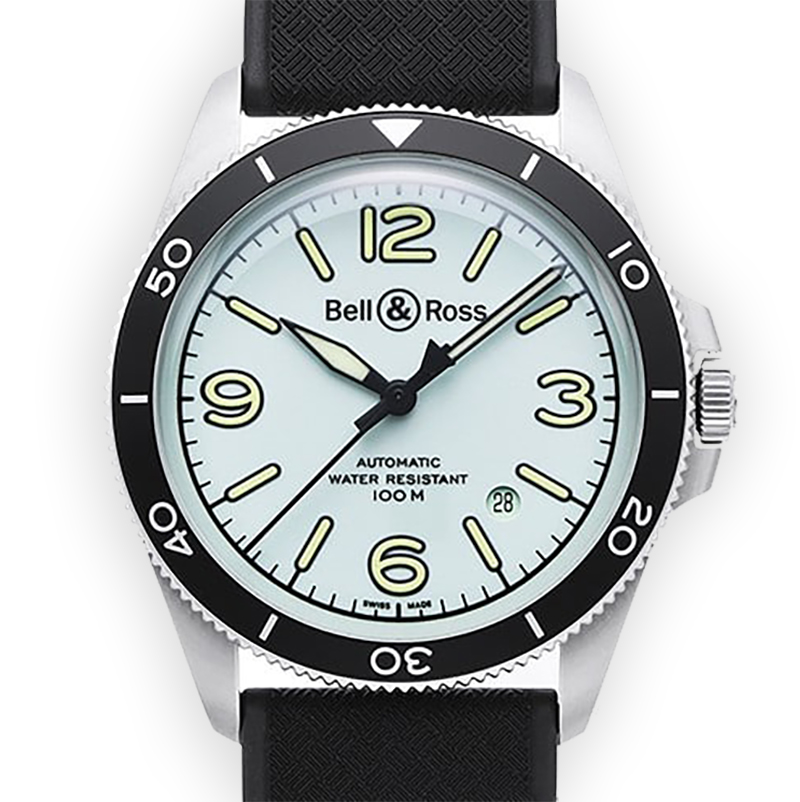 NEW BELL&ROSS BR V2-92 BRV292-LUM-ST/SRB
