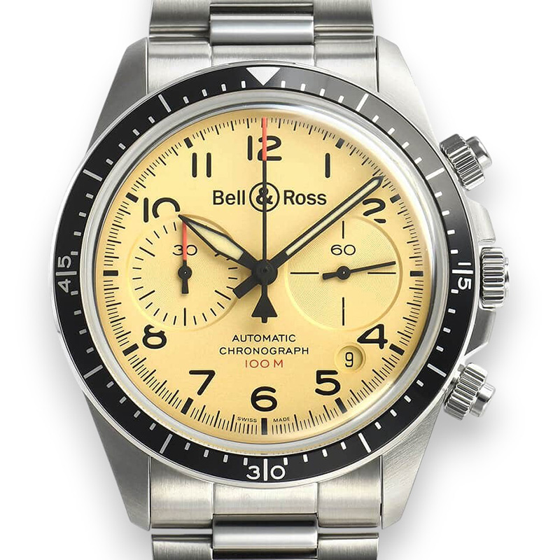 NEW BELL&ROSS BR V2-94 BRV294-BEI-ST/SST