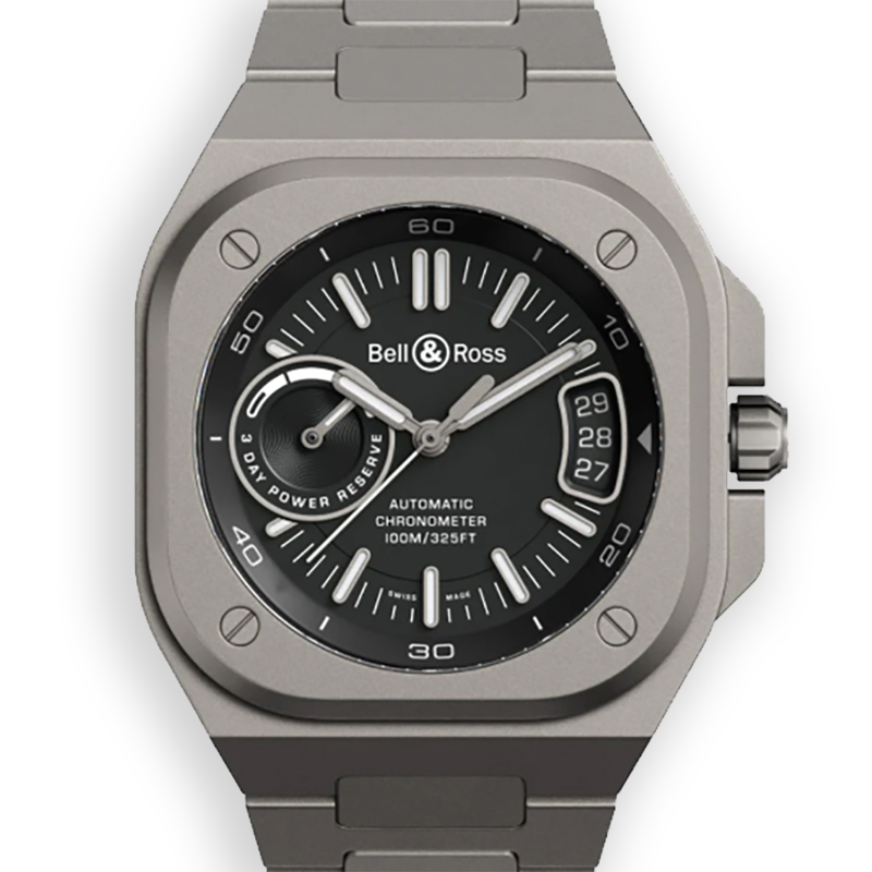 NEW BELL&ROSS BR-X5 BRX5R-BL-TI/STI