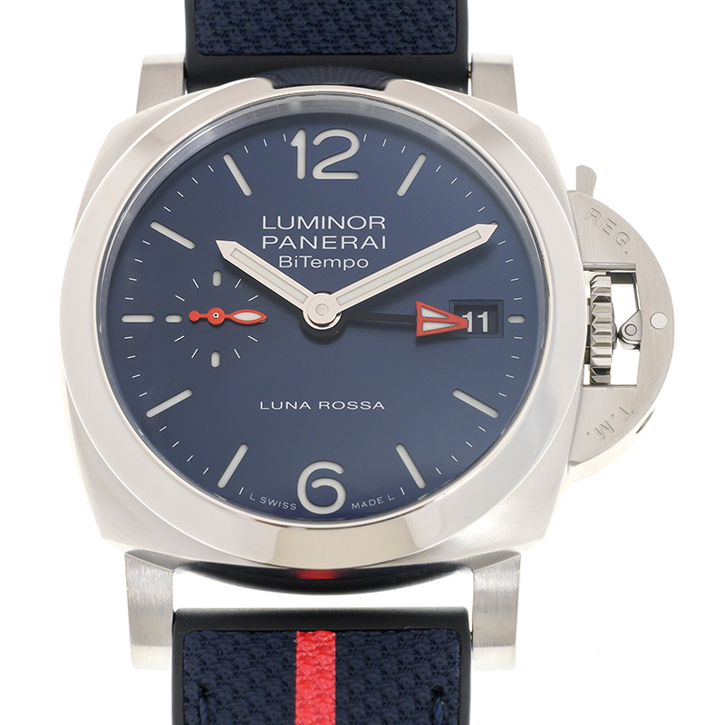 NEW PANERAI LUMINOR QUARANTA BITEMPO LUNA ROSSA PAM01404
