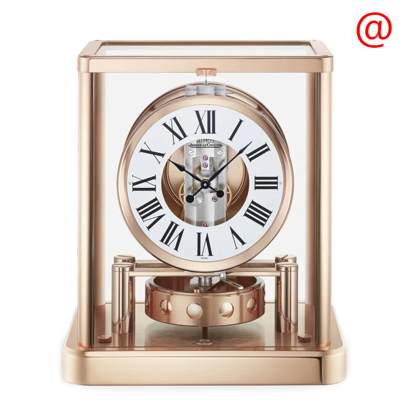 NEW JAEGER-LECOULTRE CLOCK AUTOMATIC PVD GOLD WHITE Q5107202