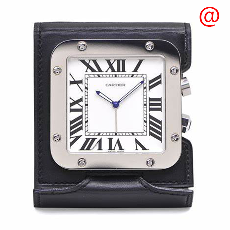 NEW CARTIER SANTOS TRAVEL CLOCK W0100151