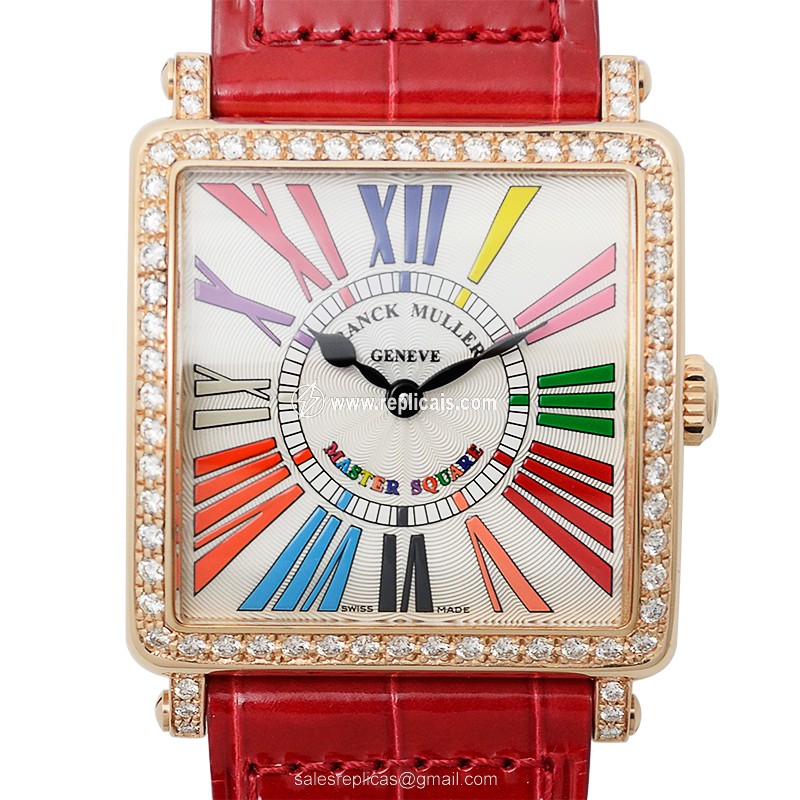 FRANCK MULLER MASTER SQUARE 6002 M B QZ COL DRM R D 1R (5N) 1
