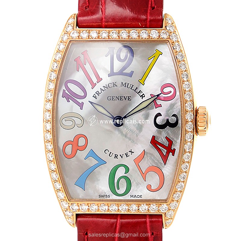 FRANCK MULLER CINTREE CURVEX 2852 QZ COL DRM MOP D 1R (5N) 1