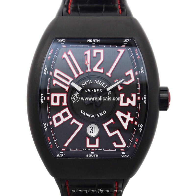 FRANCK MULLER VANGUARD V 45 SC DT TT NR (BR.ER) (WT) 1