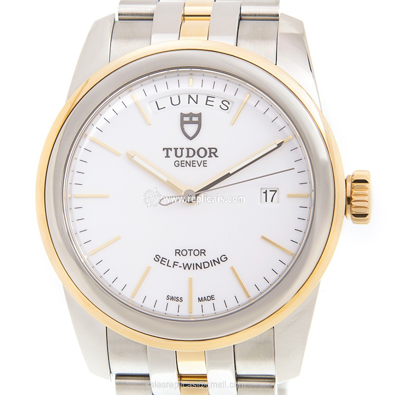 TUDOR GLAMOUR DATE 56003-68063-WT 1