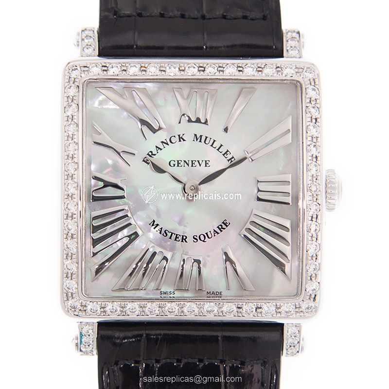 FRANCK MULLER MASTER SQUARE 6002 M B QZ REL R MOP D 1R (AC) 1
