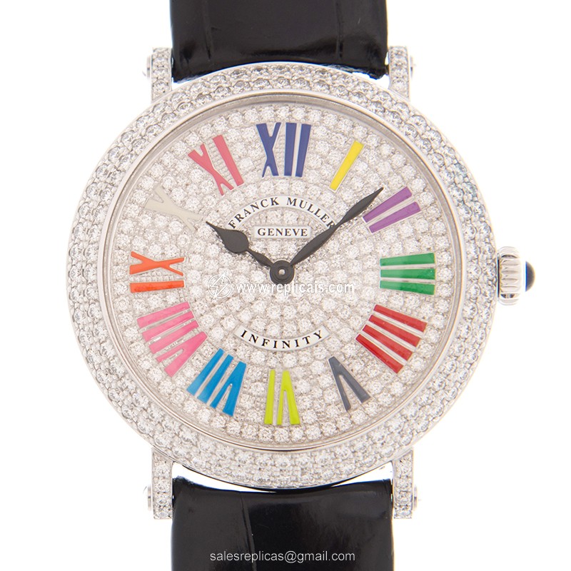 FRANCK MULLER ROUND 8038QZCOLDRMRDCD(OG) 1