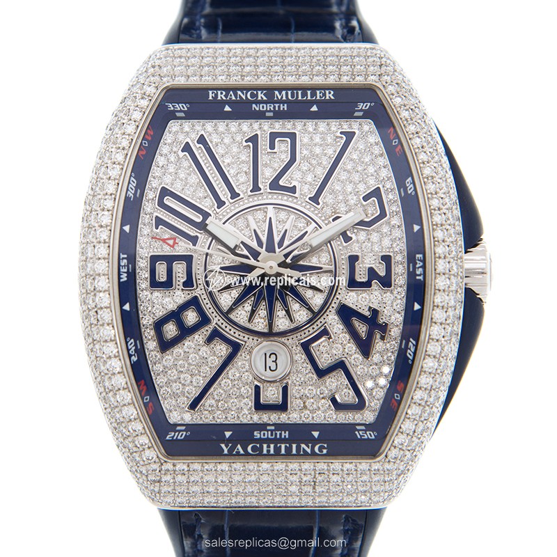 FRANCK MULLER VANGUARD V 45 SC DT D CD YACHTING (OG.BL) 1