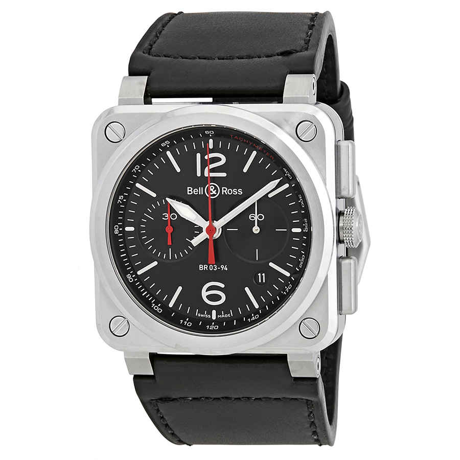 NEW BELL&ROSS BR 03 BR0394-BLC-ST/SCA 1