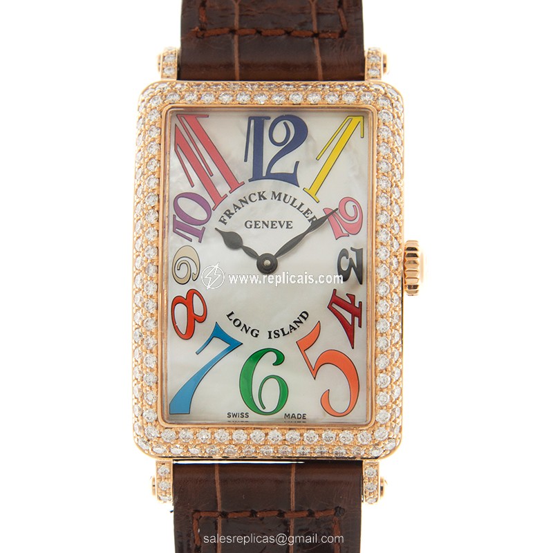 FRANCK MULLER LONG ISLAND 952 QZ COL DRM MOP D (5N) 1