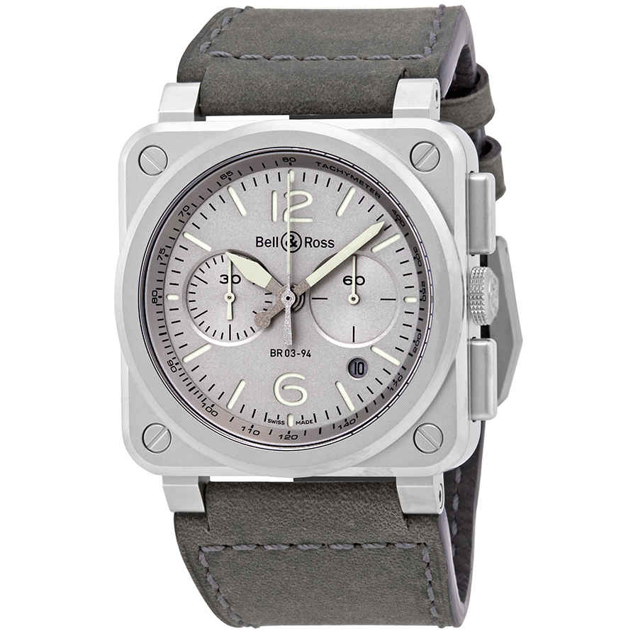 NEW BELL&ROSS BR 03 BR0394-GR-ST/SCA 1