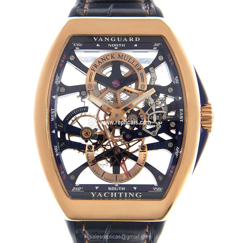 FRANCK MULLER VANGUARD V 41 S6 SQT YACHTING ANC (5N.BL) 1
