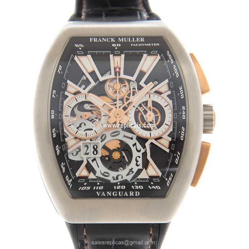 FRANCK MULLER VANGUARD V 45 CC DT GD SQT (AC.BR.NR) 1