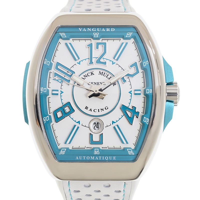 NEW FRANCK MULLER VANGUARD RACING V 45 SC DT RCG AC TU (BLC.BLC.TU) 1