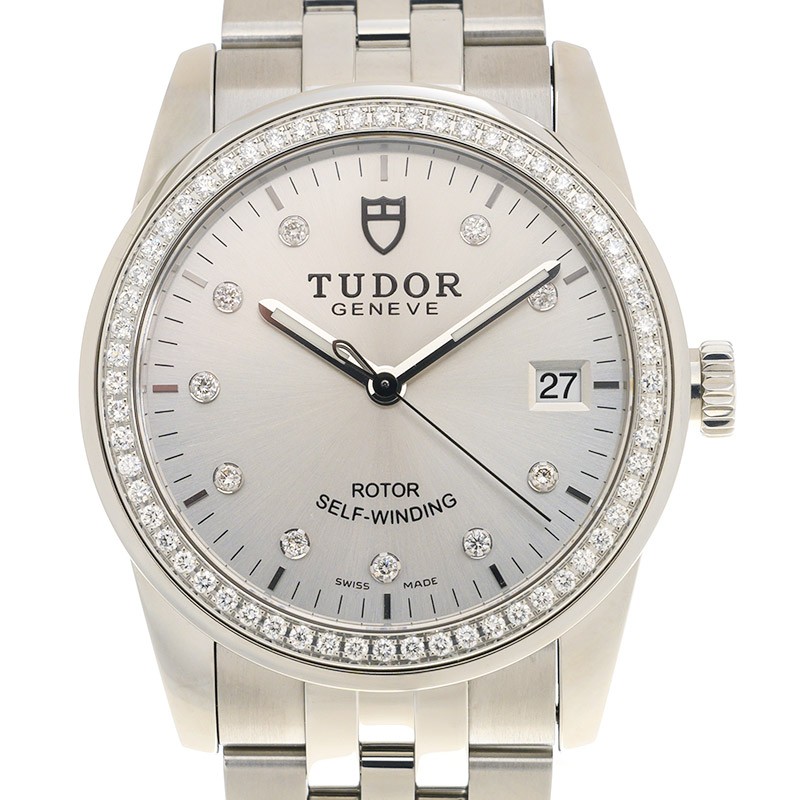 NEW TUDOR GLAMOUR DATE 55020-D-68050-10DI-SV 1