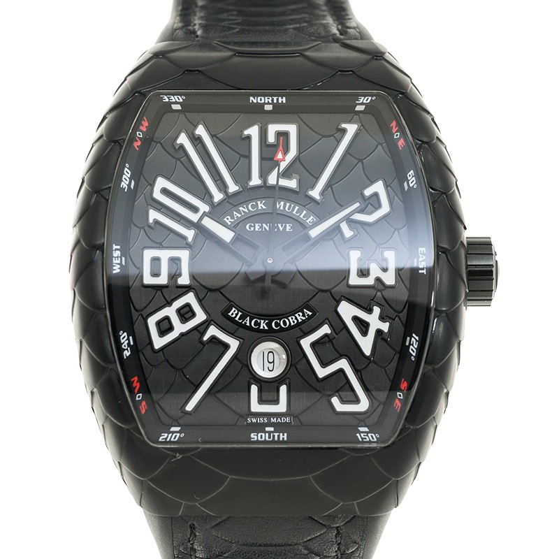NEW FRANCK MULLER VANGUARD COBRA V 45 SC DT BLACK COBRA ACNR NR (COBRA.NR.BLC.NR) 1
