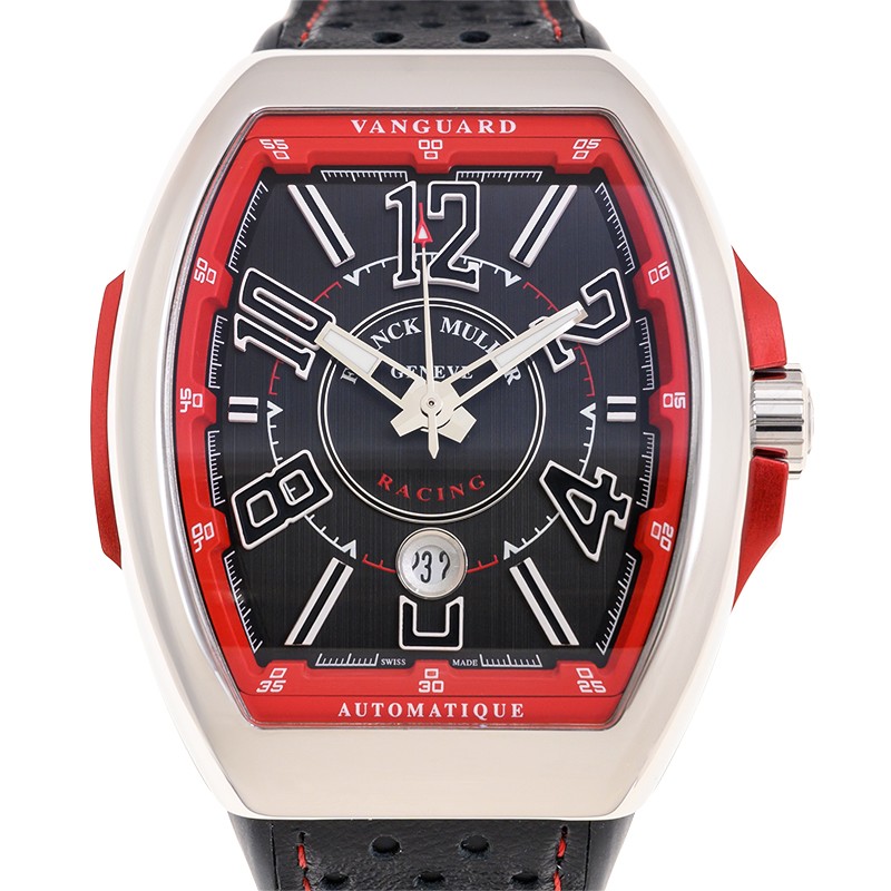 NEW FRANCK MULLER VANGUARD RACING V 45 SC DT RCG AC ER (NR.NR.BLC) 1