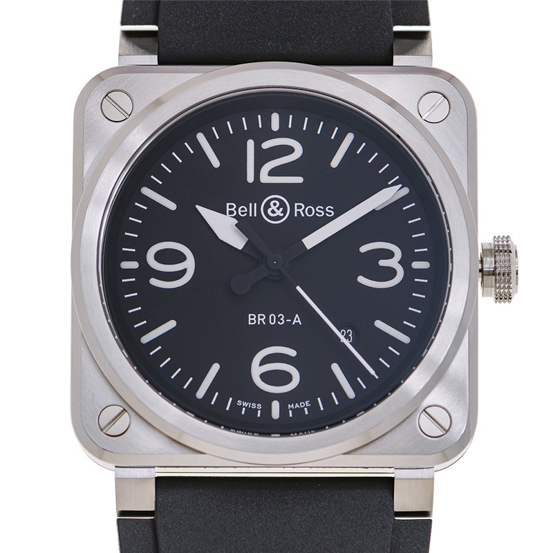 NEW BELL&ROSS BR 03 BR03A-BL-ST/SRB 1