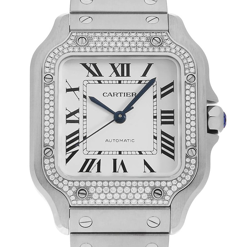 NEW CARTIER SANTOS W4SA0005 1