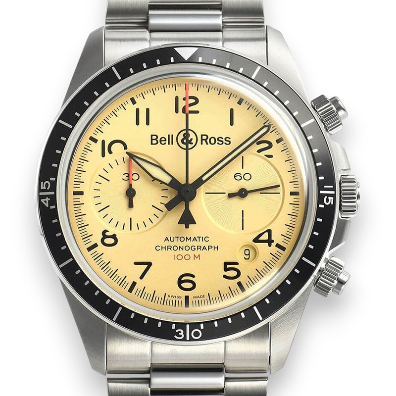 NEW BELL&ROSS BR V2-94 BRV294-BEI-ST/SST 1