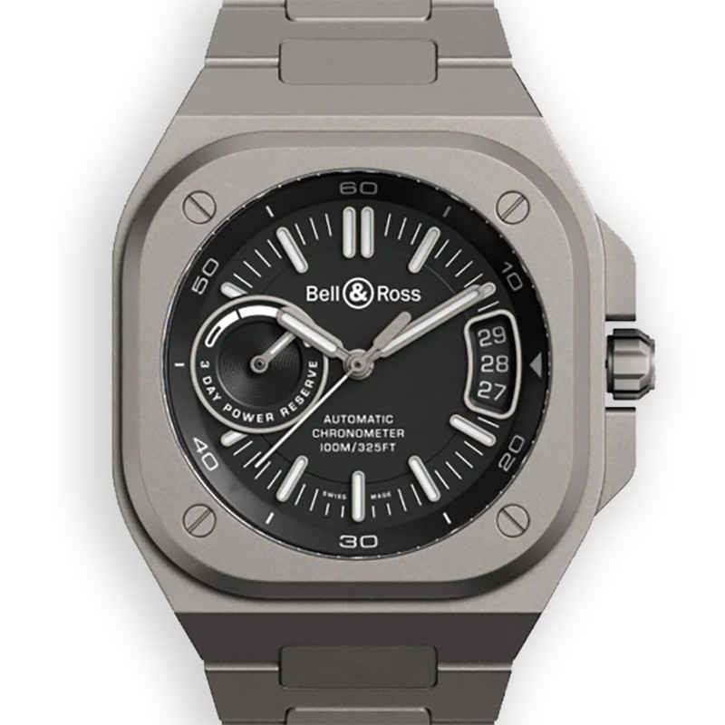 NEW BELL&ROSS BR-X5 BRX5R-BL-TI/STI 1
