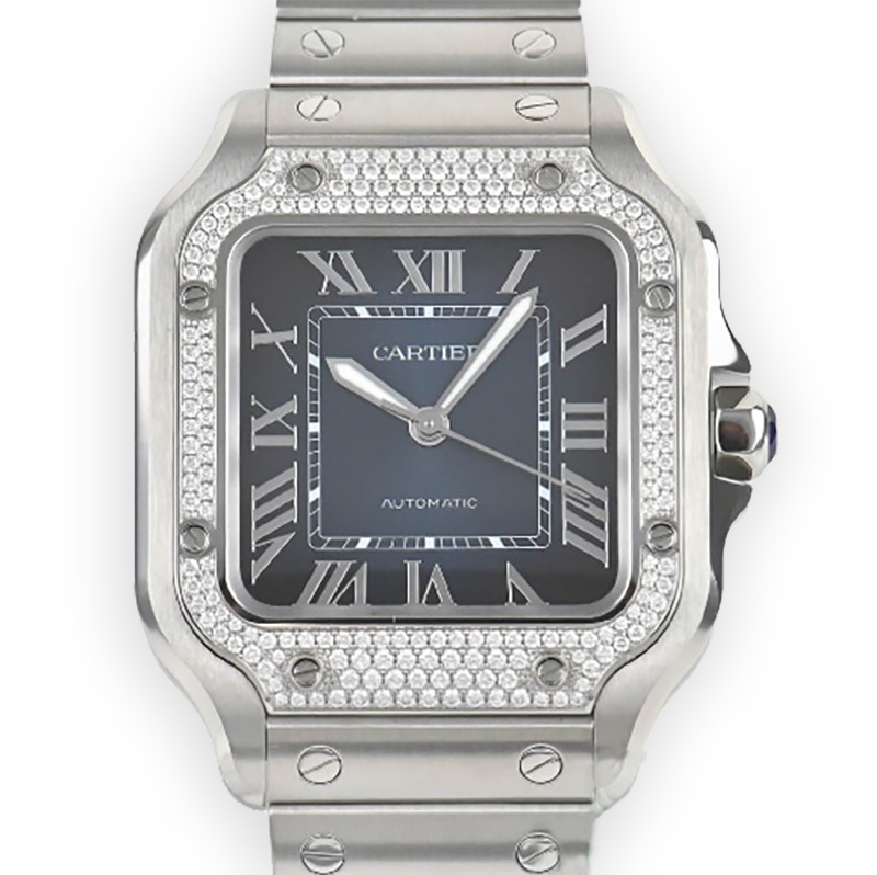 NEW CARTIER SANTOS W4SA0006 1