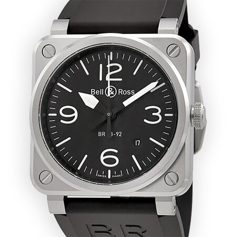 NEW BELL&ROSS BR 03 BR0392-BL-ST 1