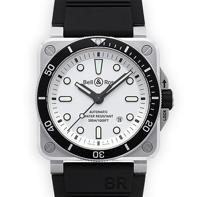 NEW BELL&ROSS BR 03 BR0392-D-WH-ST/SRB 1