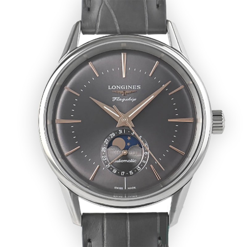 NEW LONGINES HERITAGE CLASSIC L4.815.4.52.2 1