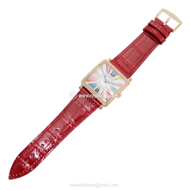 FRANCK MULLER MASTER SQUARE 6002 M B QZ COL DRM R D 1R (5N) 2